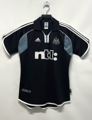 Retro Version 00-01 Newcastle United Away Black Thailand Soccer Jersey AAA-811