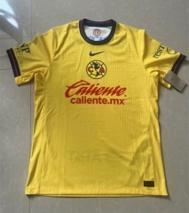 (S-4XL) 2024-2025 Club America Yellow Thailand Soccer Jersey AAA-422