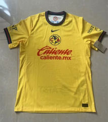 (S-4XL) 2024-2025 Club America Yellow Thailand Soccer Jersey AAA-422