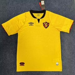 (S-4XL) 2024-2025 Sport Recife Away Yellow Thailand Soccer Jersey AAA-5646