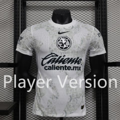 Player Version 2024-2025 Club America Away White Thailand Soccer Jersey AAA-888