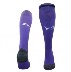 2024-2025 Y3 Real Madrid Purple Kids/Youth Soccer Socks