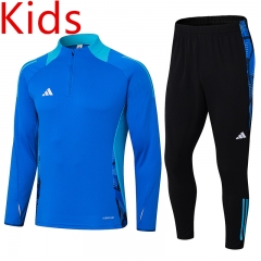 Adidas Camouflage Blue Kids/Youth Soccer Tracksuit-411