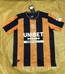 (S-4XL) 2024-2025 Rangers 2nd Away Yellow&Blue Thailand Soccer Jersey AAA-7070