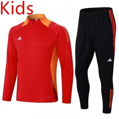 Adidas Red Kids/Youth Soccer Tracksuit-411