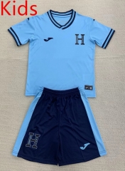 2024-2025 Honduras Away Blue Kids/Youth Soccer Uniform-AY