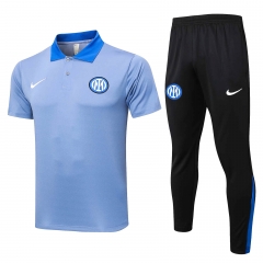 2024-2025 Inter Milan Light Blue Thailand Polo Uniform-815