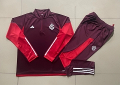 2024-2025 Brazil SC Internacional Maroon Thailand Soccer Tracksuit-815