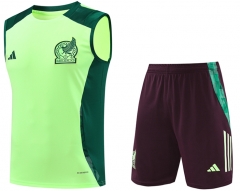 2024-2025 Mexico Green Thailand Soccer Vest Uniform-418