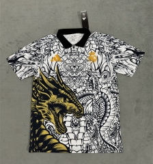 2024-2025 Dragon Pattern Version Real Madrid White Thailand Soccer Jersey AAA-4506