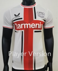 Player Version 2024-2025 Bayer 04 Leverkusen White Thailand Soccer Jersey AAA