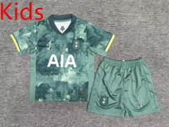 2024-2025 Tottenham Hotspur 2nd Away Green Kids/Youth Soccer Uniform-2353