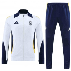 2024-2025 Real Madrid White Thailand Soccer Jacket Uniform-4627