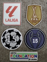Real Madrid Champions Patch Set