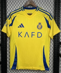 2024-2025 Al-Nassr FC Home Yellow Thailand Soccer Jersey AAA