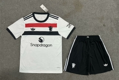 2024-2025 Manchester United 2nd Away White Soccer Uniform-6748