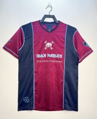 Retro Version 2011 West Ham United Away Blue&Red Thailand Soccer Jersey AAA-811