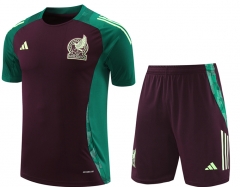 2024-2025 Mexico Dark Red Thailand Soccer Uniform-418