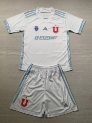 2024-2025 Universidad de Chile Away White Soccer Unifrom-AY