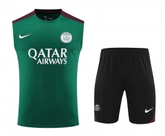 2024-2025 Paris Green Thailand Soccer Vest Uniform-418