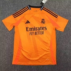 2024-2025 Real Madrid Away Orange Thailand Soccer Jersey AAA-417