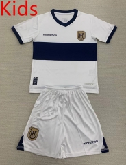 2024-2025 Ecuador Away White Kids/Youth Soccer Uniform-AY