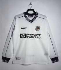 Retro Version 97-99 Tottenham Hotspur Home White LS Thailand Soccer Jersey AAA-811