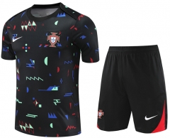 2024-2025 Portugal Black Thailand Soccer Uniform-418