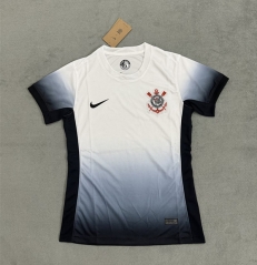 2024-2025 Corinthians Home White&Blue Thailand Women Soccer Jersey AAA-4506