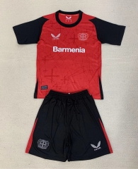 2024-2025 Bayer Leverkusen Home Red Soccer Uniform-AY