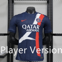 Player Version 2024-2025 Special Version Paris Royal Blue Thailand Soccer Jersey AAA-888