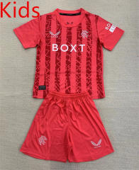 2024-2025 Rangers Goalkeeper Red Kids/Youth Soccer Uniform-AY