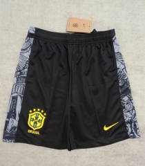 2024-2025 Special Version Brazil Black&Gray Thailand Soccer Shorts