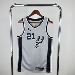 2021 Jordan Limited Version San Antonio Spurs Gray #21 NBA Jersey-311
