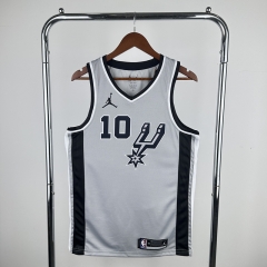 2021 Jordan Limited Version San Antonio Spurs Gray #10 NBA Jersey-311