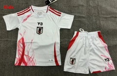 2024-2025 Japan Away White Kid/Youth Soccer Uniform