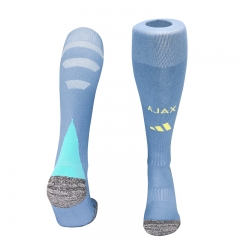 2024-2025 Ajax Away Light Blue Kids/Youth Soccer Socks