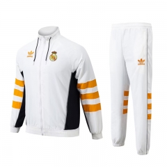 2024-2025 Real Madrid White Thailand Trench Coat Uniform-518