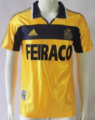 Retro Version 99-00 Deportivo La Coruña 2nd Away Yellow Thailand Soccer Jersey AAA-503