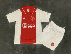 2024-2025 Ajax Home Red&White Soccer Uniform-2483