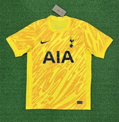 (S-4XL) 2024-2025 Tottenham Hotspur Goalkeeper Yellow Thailand Soccer Jersey AAA-403