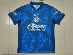 (S-4XL) 2024-2025 Club America Away Royal Blue Thailand Soccer Jersey AAA-818