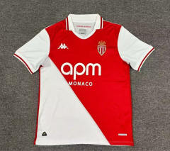2024-2025 Monaco Home Red&White Thailand Soccer Jersey AAA-512