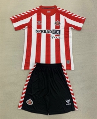 2024-2025 Sunderland AFC Home Red&White Soccer Uniform-AY