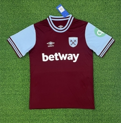 （S-4XL ) 2024-2025 West Ham United Home Red Thailand Soccer Jersey AAA-403