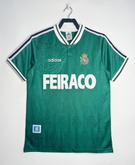 Retro Version 99-00 Deportivo La Coruña Away Green Thailand Soccer Jersey AAA-811