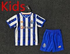 2024-2025 Porto Home Blue&White Kids/Youth Soccer Uniform-GB