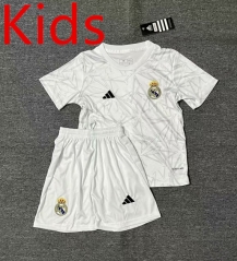 2024-2025 Special Version Real Madrid White Kids/Youth Soccer Uniform-0973