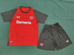 2024-2025 Bayer Leverkusen Home Red Soccer Uniform-6748