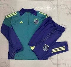 2024-2025 Ajax Green Thailand Soccer Tracksuit-815